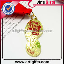 High quality bronze medal color with ribbon
